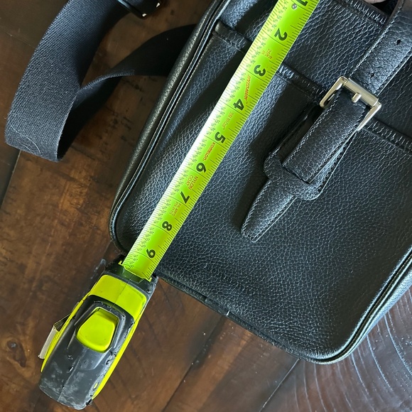 Crossbody Burberry Bag Leather with adjustable nylon strap - Picture 5 of 13